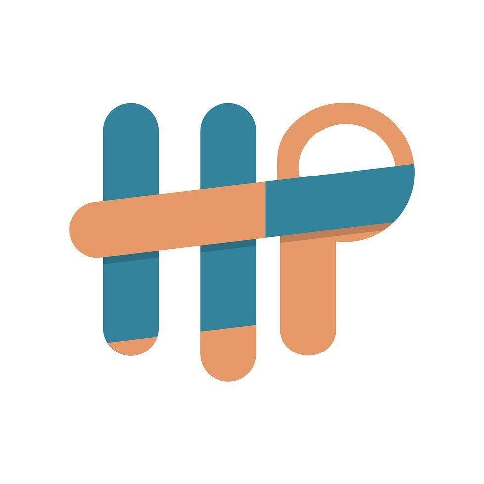 HP Business Logo - Blue/Orange 