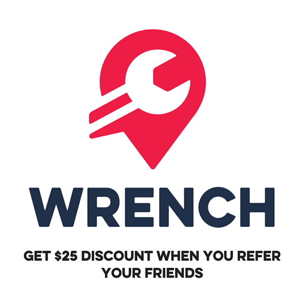 Wrench Auto Shop Logo - Mobile Mechanic and Auto Repair in Houston, TX | Wrench