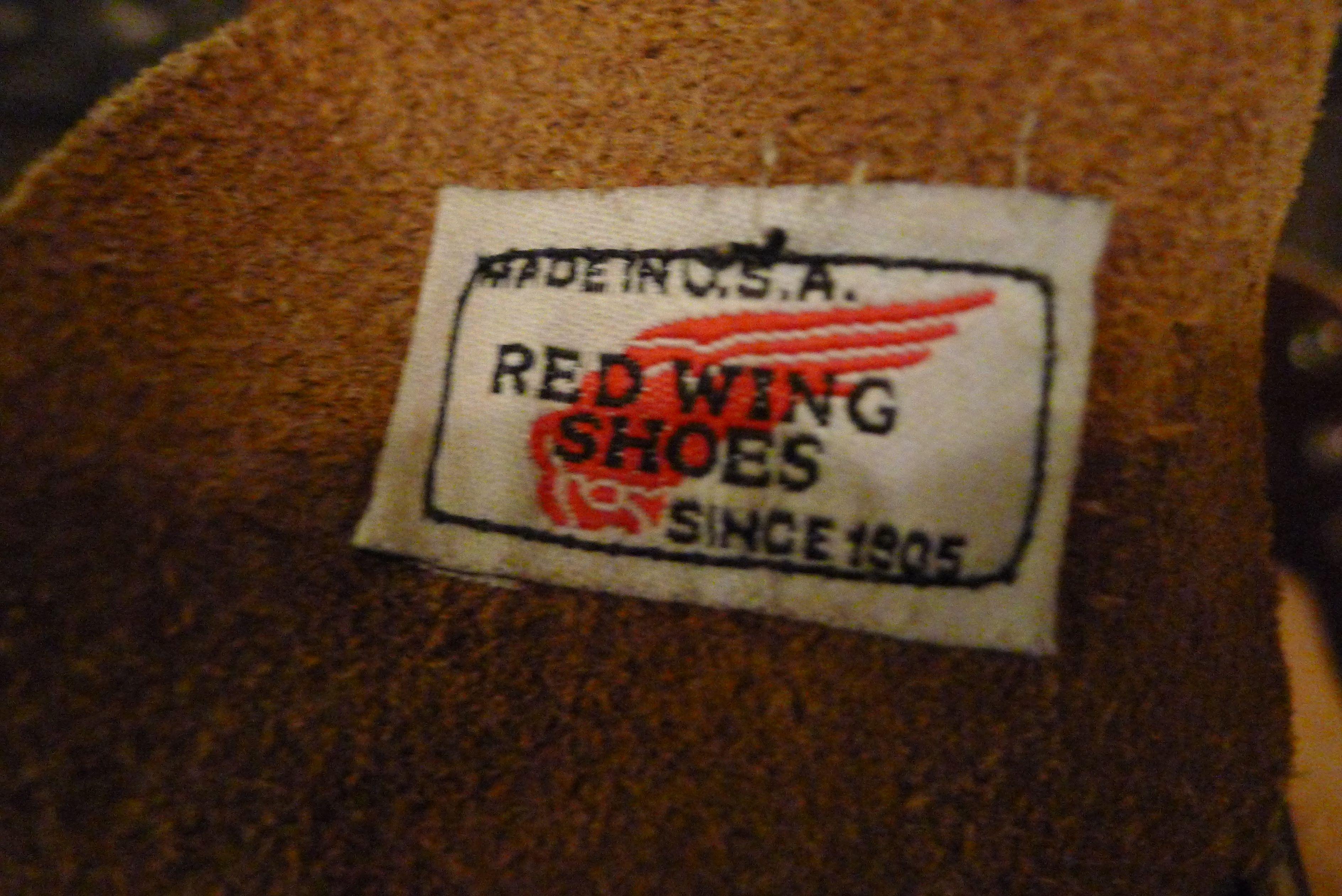 Red Foot with Wing Logo - Red Wing 57000 Ankle Boots