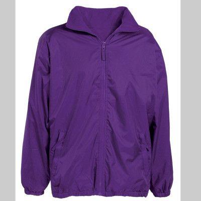 Silver and Magenta Logo - St John's Purple Reversible Jacket with Silver Logo ***REDUCED