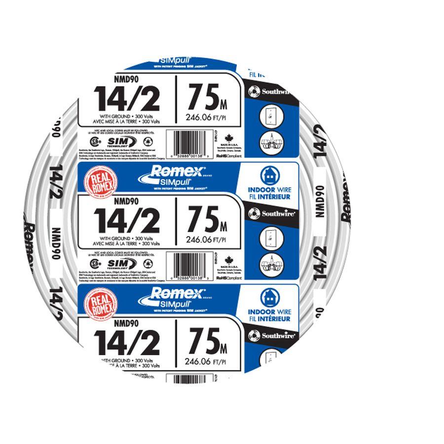 Southwire Logo - Shop Southwire 246 Ft 14 2 Non Metallic Wire (By The Roll) At Lowes.com