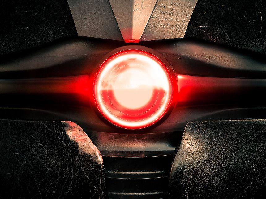 Red Robot Eye Logo - Robotic Eye - Caio Martins CG
