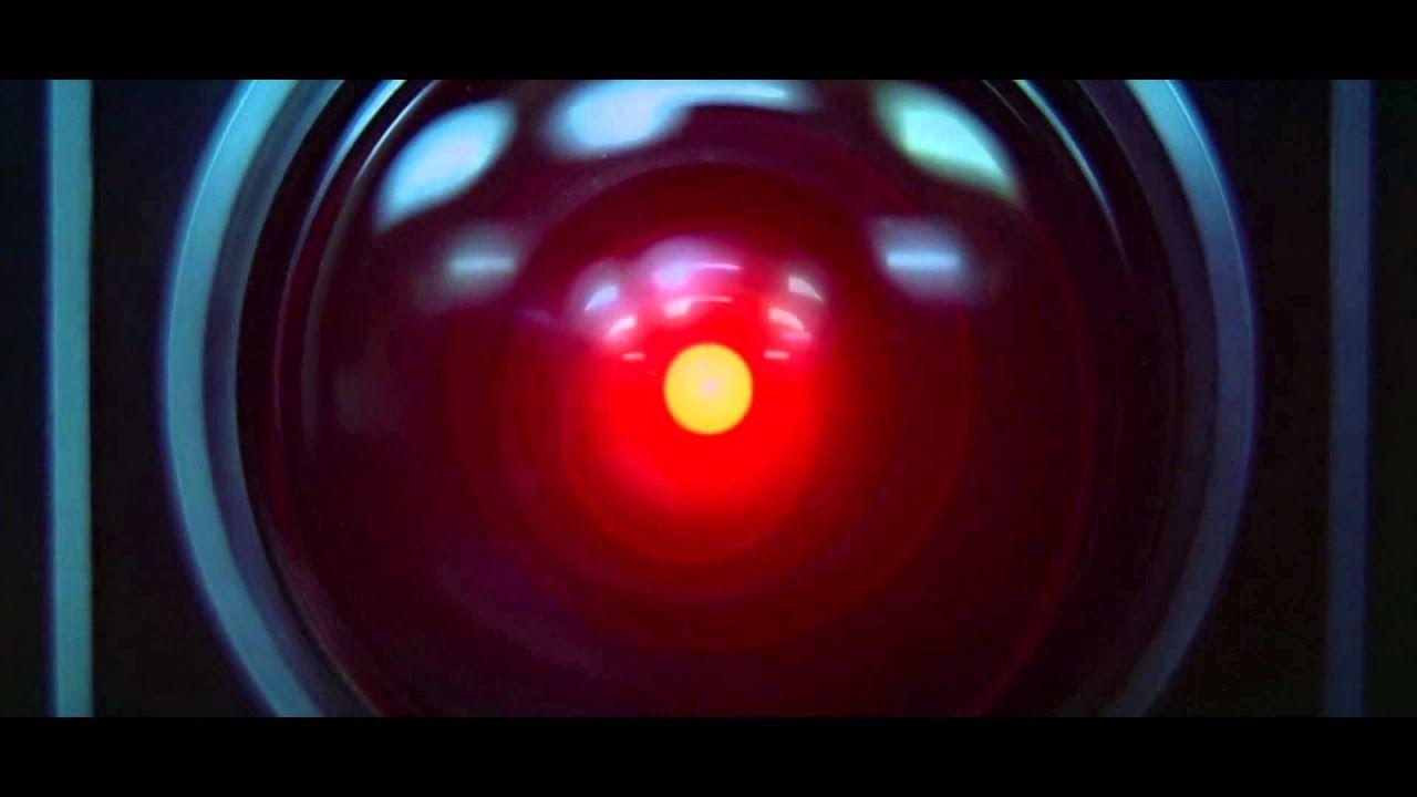Red Robot Eye Logo - A Space Odyssey The HAL 9000