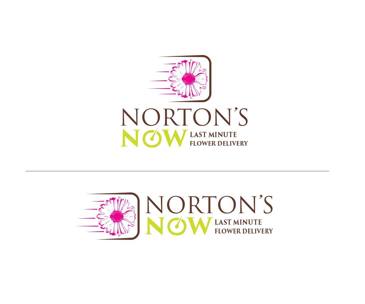 Flower Delivery Logo - Modern, Elegant, Florist Logo Design for Norton's Now potentially