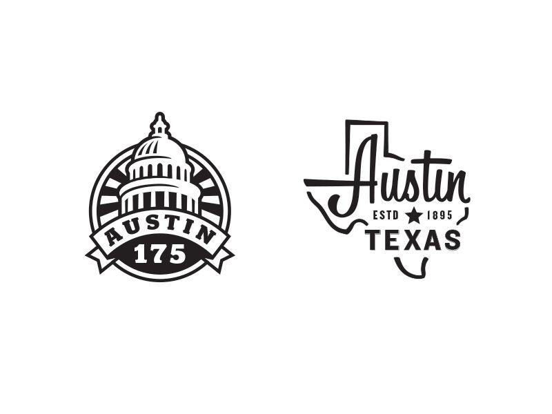Austin Logo - Austin 175th Anniversary Logo by Ben Harman | Dribbble | Dribbble