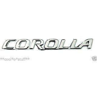 Corolla Logo - Buy LOGO COROLLA MONOGRAM EMBLEM CHROME for Toyota Corolla Carolla