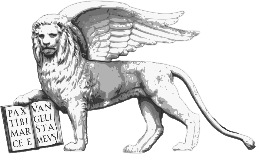Lion with Wings Logo - Lion of Saint Mark