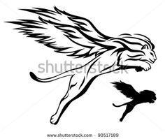 Flying Lion Logo - Pro Fit Houston (profithouston20) on Pinterest
