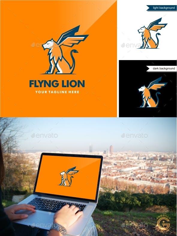 Flying Lion Logo - Flying Lion Logo by Ghozilla | GraphicRiver