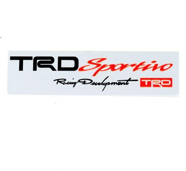 TRD Logo - TRD Sportivo Car Emblem Badge Logo Sticker Aluminum Alloy for Toyota ...
