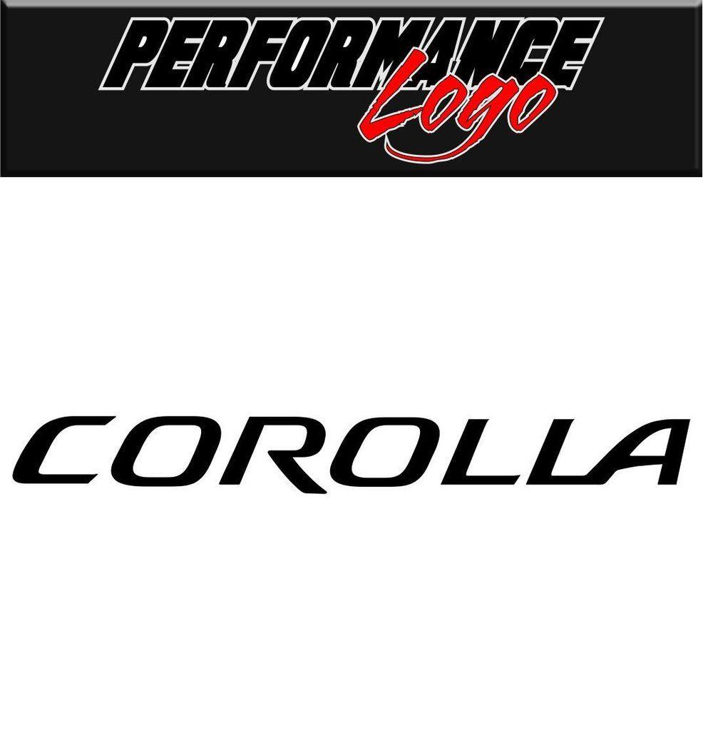 Corolla Logo - Corolla decal