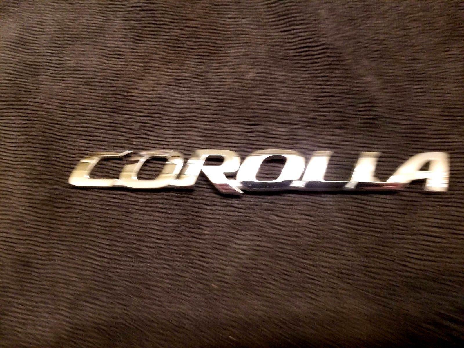 Corolla Logo - Awesome 2009-2014 TOYOTA COROLLA LOGO EMBLEM 2017/2018 | MyCarBoard
