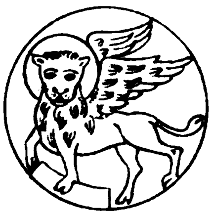 Flying Lion Logo - Christian Symbol