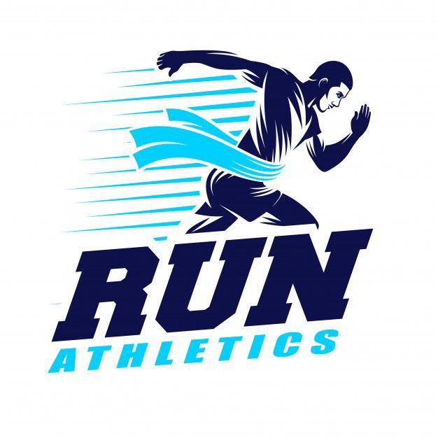 Athletics Logo - Run athletics logo Vector | Premium Download