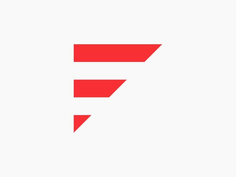 Red F Logo - F Logo Concept