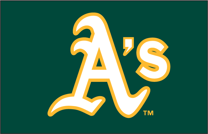 Athletics Logo - Oakland Athletics Batting Practice Logo League AL