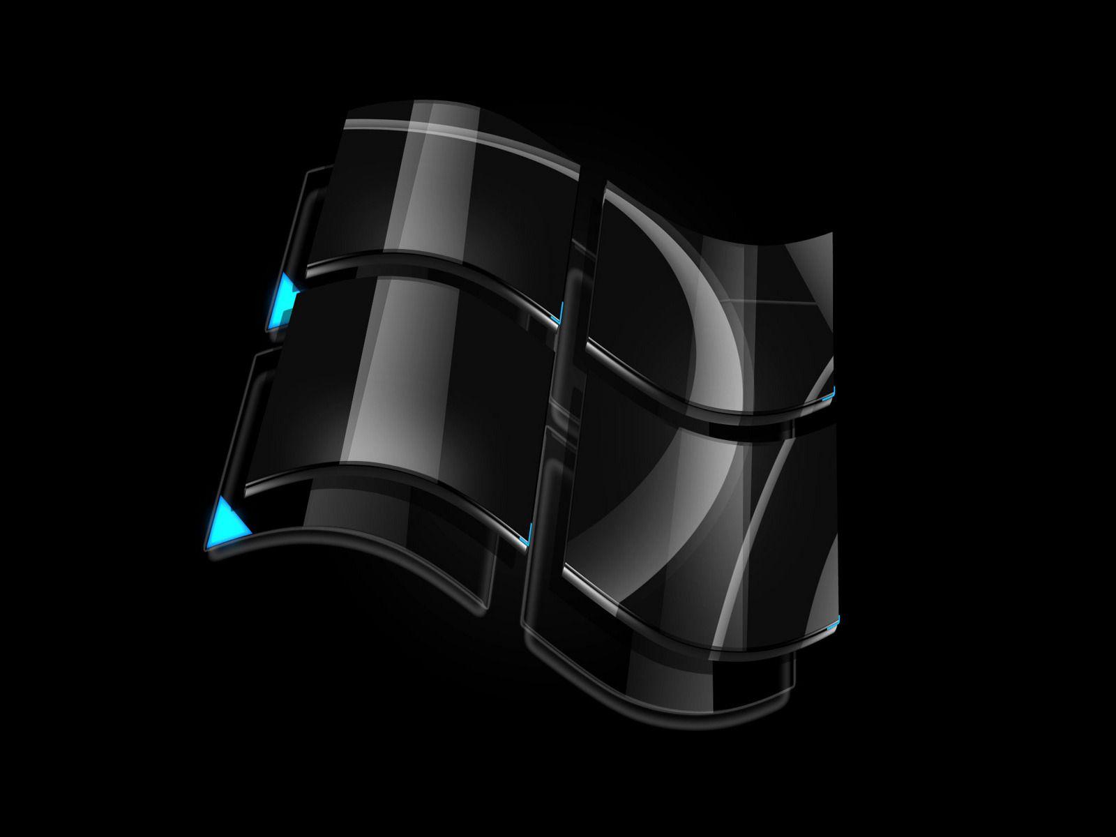 Black Windows Logo - black-windows-vista-logo-wallpaper1 | SkyLine
