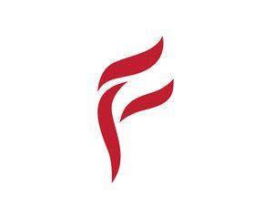 Red F Logo - f Logo