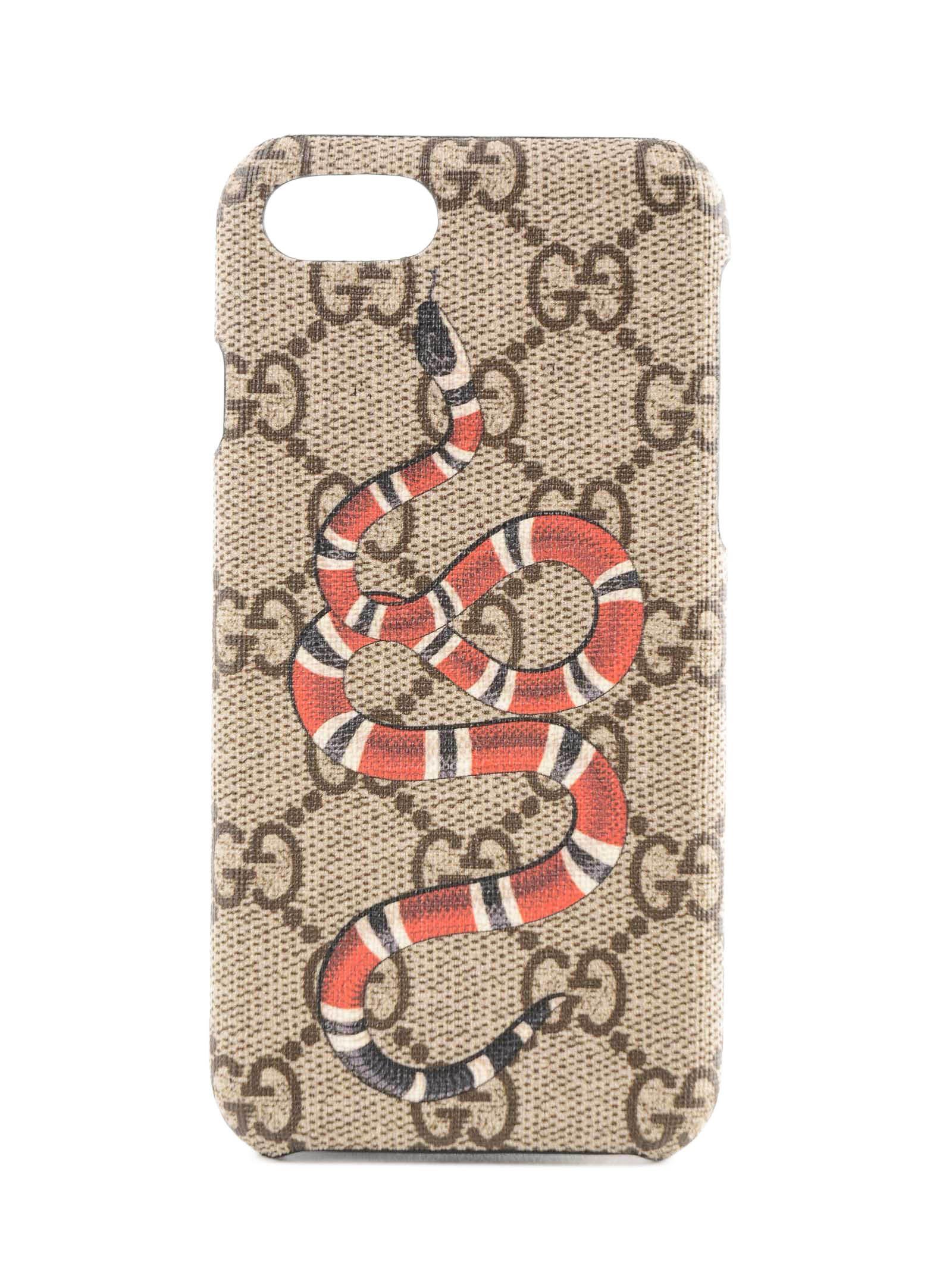 Coral Snake Gucci Logo - Gucci Cover I Phone 8 Gucci Coral Snake 527261/9AJ0N - 8919 B.EBONY ...