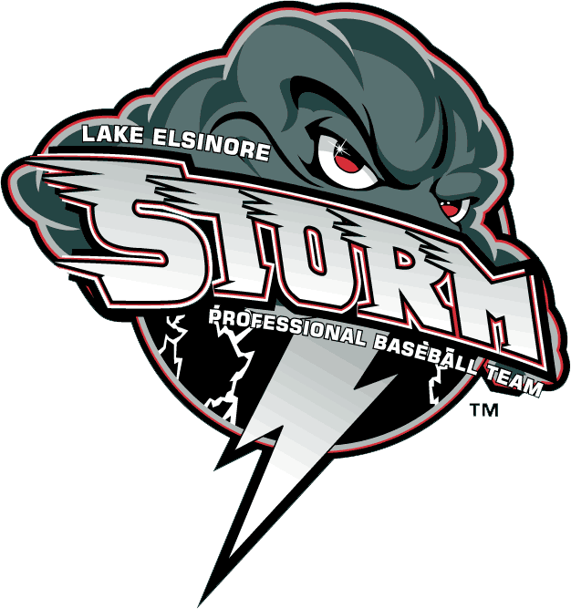 Storm Soccer Logo - Lake Elsinore Storm Primary Logo - California League (CAL) - Chris ...