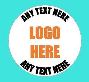 Address Logo - Personalised Business Name Stickers Thank You Seals Your Logo Labels ...