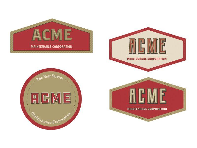 Acme Logo - Acme Logo Options by Meanz Chan | Dribbble | Dribbble