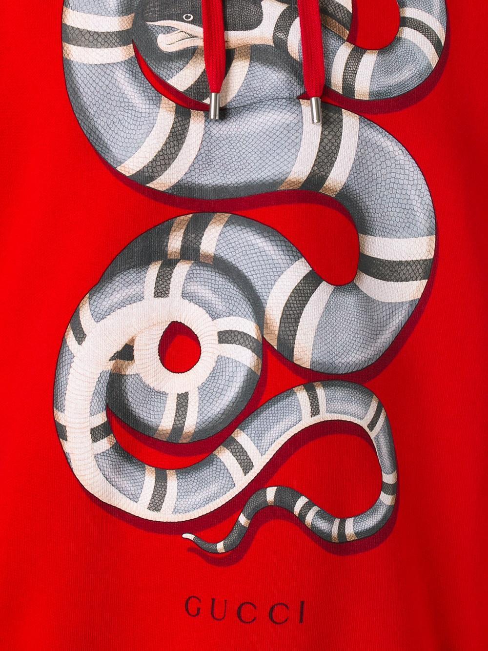 Coral Snake Gucci Logo - uk store db24f 11036 gucci snake motif hoodie