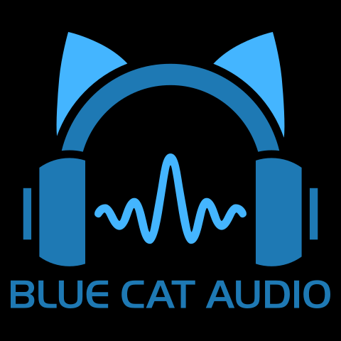 Green and Blue Cat Logo - Blue Cat's Goodies - T-Shirts, Caps, Free Desktop Wallpapers and Skins