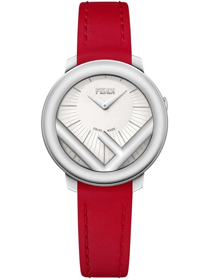 Red F Logo - Fendi F Logo Watch in Red - Lyst