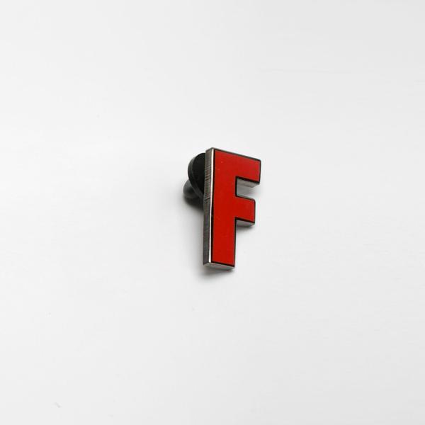 Red F Logo - Roses sock