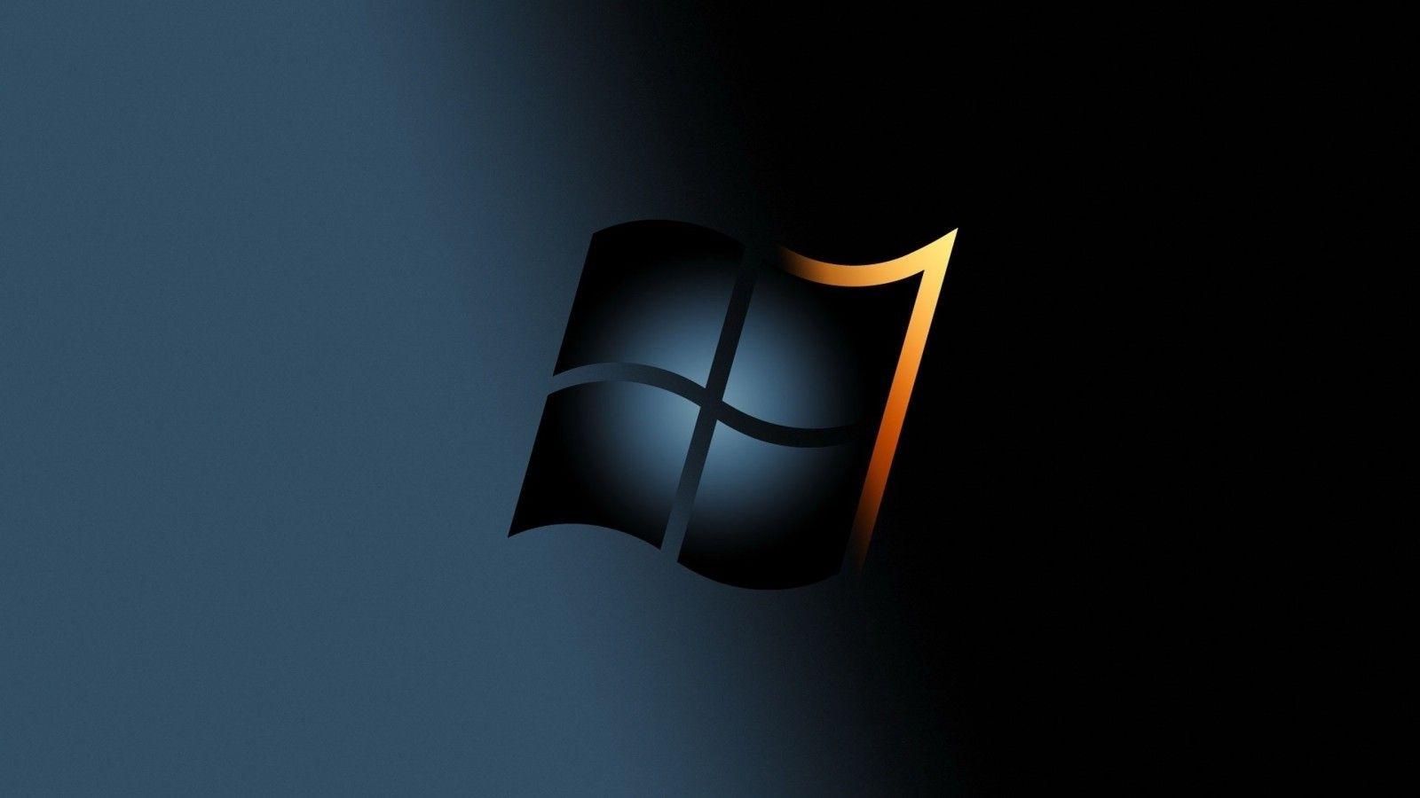Black Windows Logo - Download 1600x900 Windows, Logo, Gradient, Black, Os Wallpapers ...