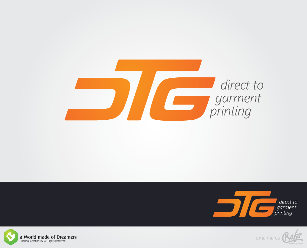 DTG Printing Logo - Upmarket, Elegant, It Company Logo Design for DTG PRINTING by ...