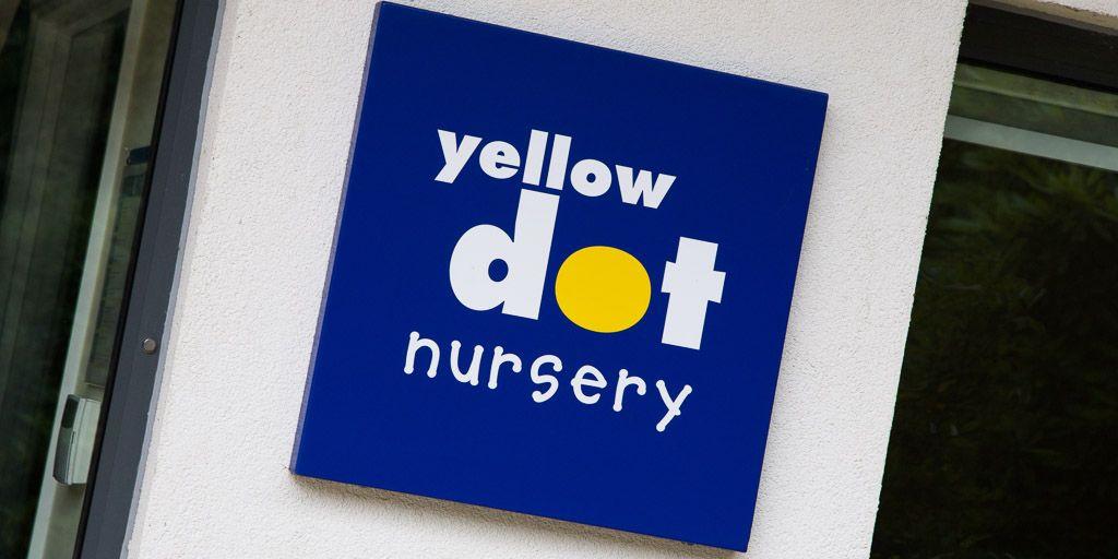 Yellow Dot Logo - Chilworth Nursery at Southampton Science Park