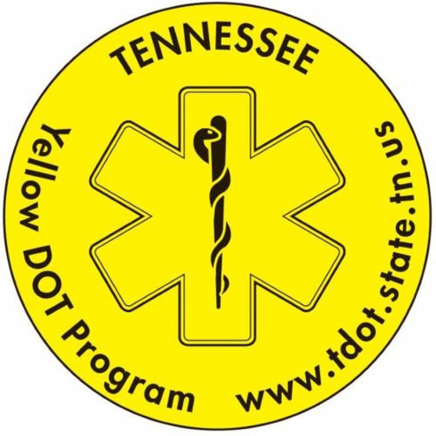 Yellow Dot Logo - Tennessee Yellow DOT: This Decal Could Save Your Life | NCC
