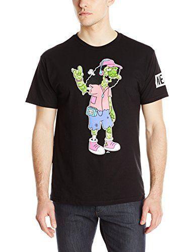 Zombie Neff Logo - Neff Men's Zombie Otto T Shirt, Black, Medium. Otto Mann