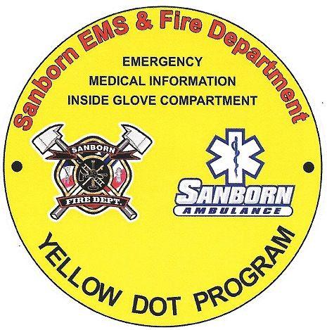 Yellow Dot Logo - Sanborn EMS & Fire Launch Yellow Dot Program – KIWARadio.com