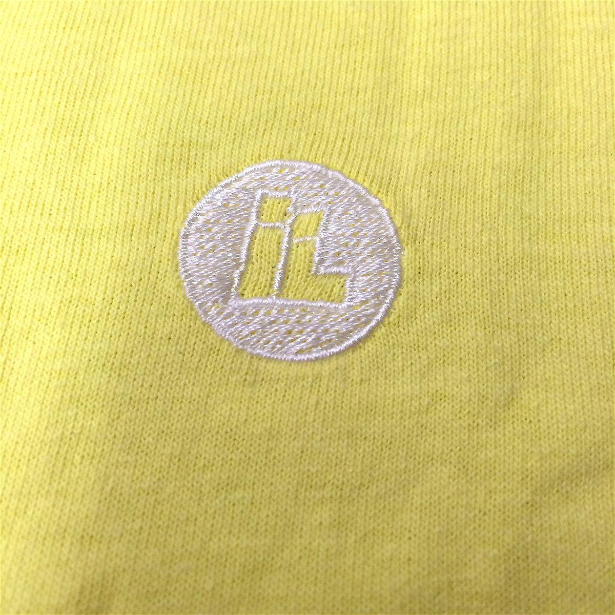 Yellow Dot Logo - Embroidered IL Dot Logo Tee (Cornsilk Yellow) | Innovative Leisure