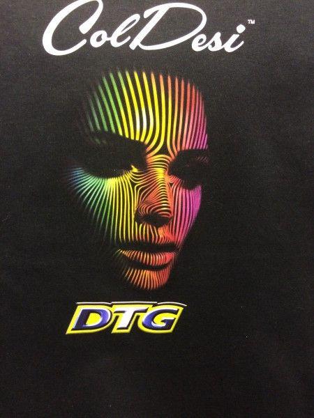 DTG Printing Logo - DTG printed shirt with garment printer inks