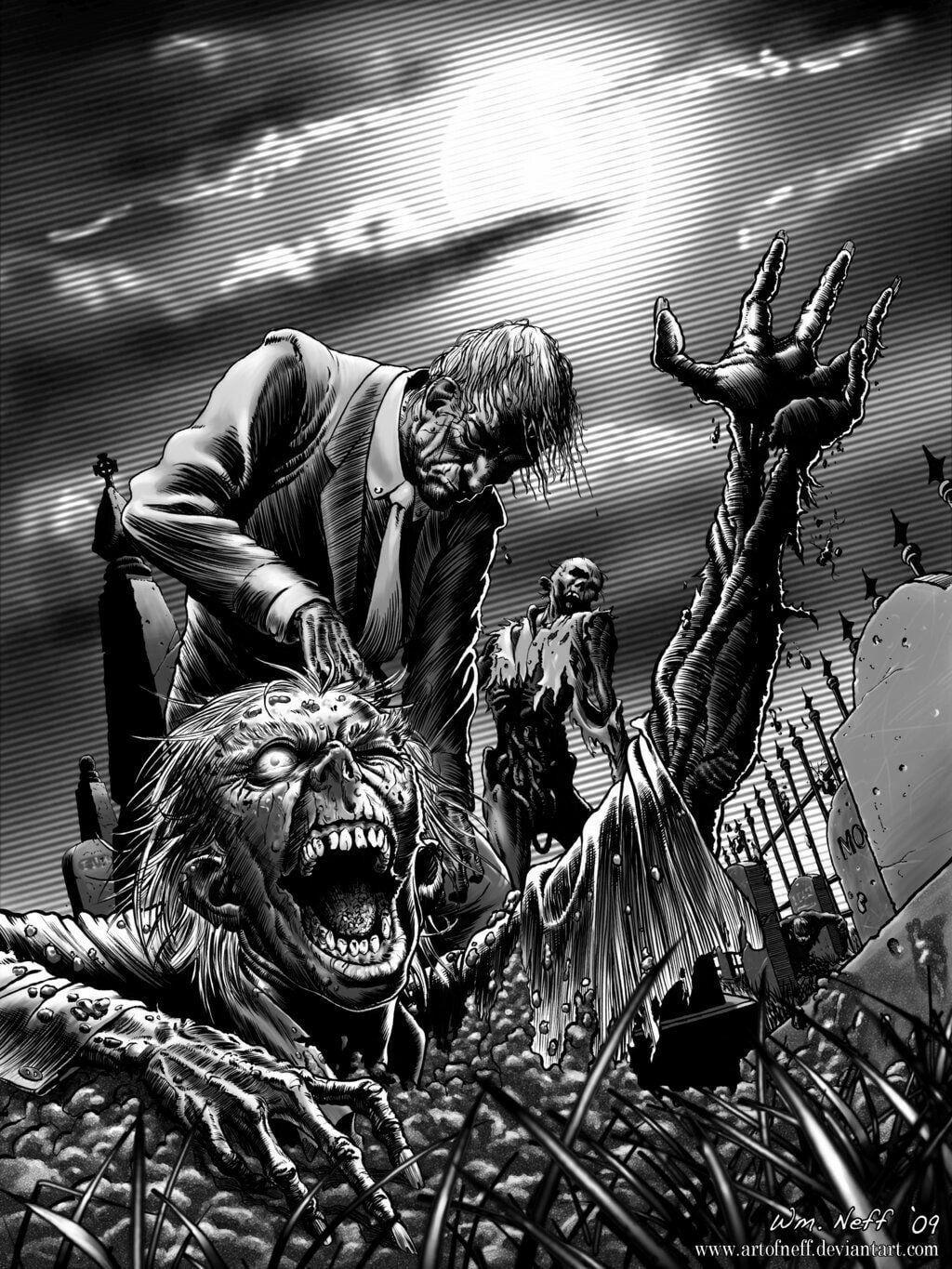 Zombie Neff Logo - Zombies | Art by William Neff | Zombies | Pinterest | Zombie art ...