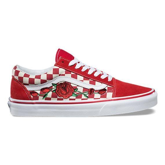 red checkered vans low top