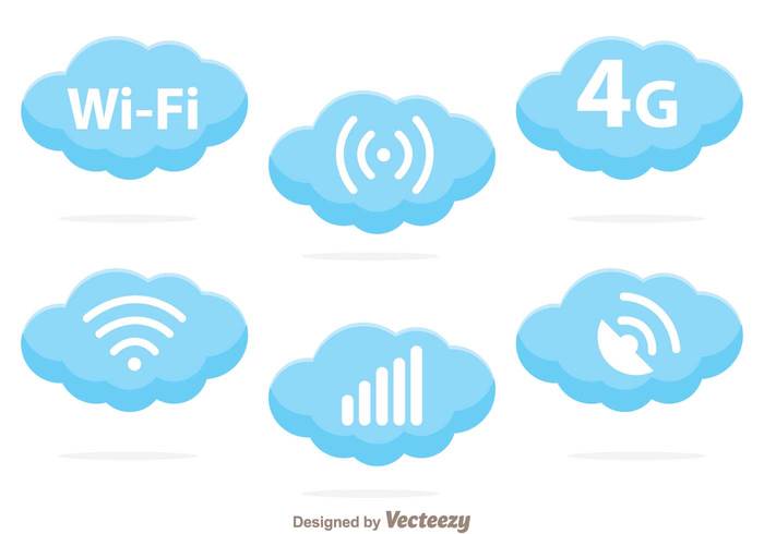 Cloud Internet Logo - Wifi Cloud Logo Vectors 110437