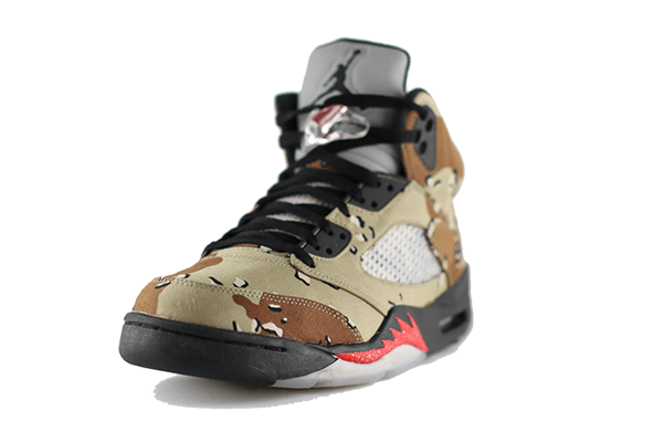 Camo Supreme Jordan Logo - Air Jordan 5 