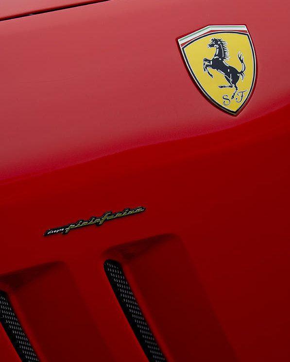 Pininfarina Car Logo - Ferrari Pininfarina Emblem Poster