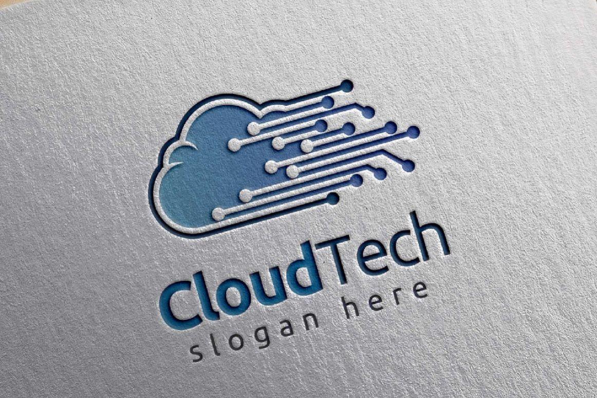 Tech Logo - Cloud Tech Logo, Cloud Internet logo