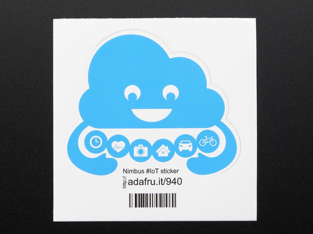Cloud Internet Logo - Nimbus the Cloud - Internet of Things- Sticker! ID: 940 - $2.50 ...