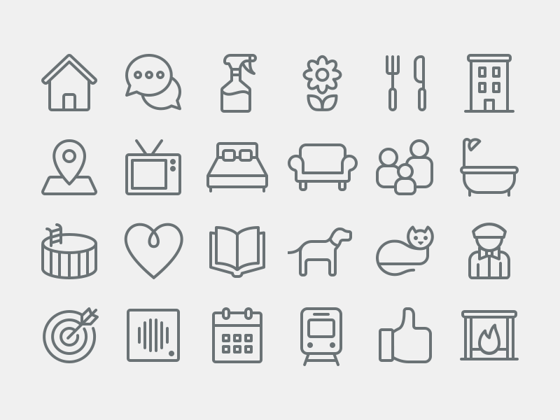 Airbnb App Logo - Airbnb Icon Suite. Icon Design. Icon design, App icon
