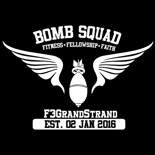 Est Squad Logo - F3 Bomb Squad Pre-Order – The F3 Gear Store