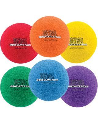 Red-Orange Purple Green Blue Circle Logo - Deal Alert! 44% Off Champion Rhino Foam No Bounce Ball (Set Of 6 ...