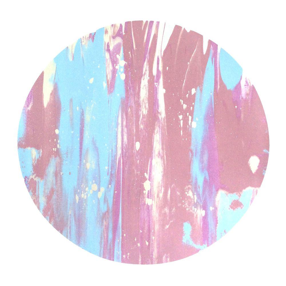 Pink and Blue Circle Logo - Prints