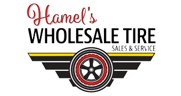 Automotive Tire Shop Logo - Hamel's Wholesale Tire Center and Auto Sales & Service. Cumberland